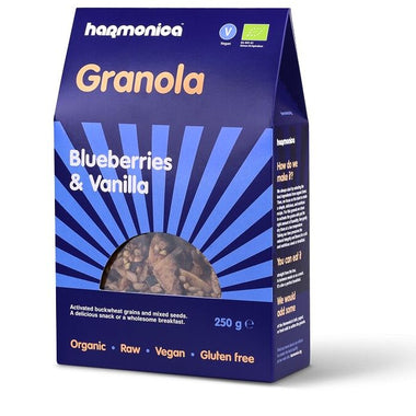 Granola bio aux myrtilles et à la vanille - Harmonica - 250g