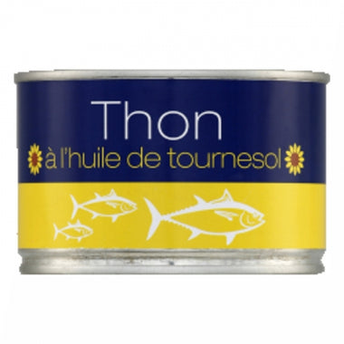 Thon entier huile de tournesol conserve pne 260g