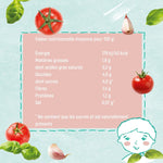 SAUCE TOMATE ITALIENNE POUR BEBES - 100% BIO ET NATUREL - DÈS 8MOIS - 130G