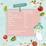 PÂTES BIO - MINI DITALINI AUX LÉGUMES - DÈS 10MOIS - 350G