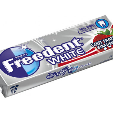 Freedent white - gout fraise - 14g