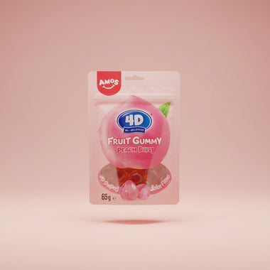4D Fruit Gummy peach burst