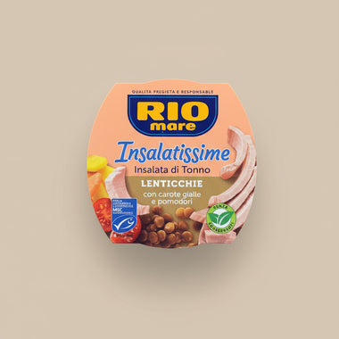 RIO Mare - Salade de Thon (lentilles, carottes jaunes et tomates)