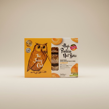 Barres de fruit abricot hyper protéinées (3x28g)