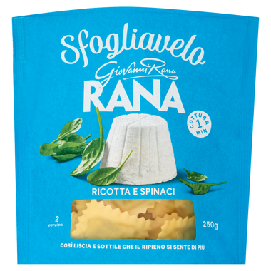 ricotta e spinaci ravioli -Rana-250g