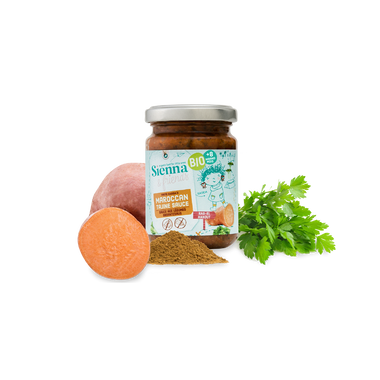 SAUCE MAROCAINE AUX ÉPICES POUR BEBES - 100% BIO ET NATUREL - DÈS 8MOIS - 130G