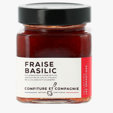 Confiture Fraise Basilic - 130g