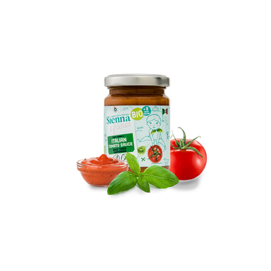 SAUCE TOMATE ITALIENNE POUR BEBES - 100% BIO ET NATUREL - DÈS 8MOIS - 130G