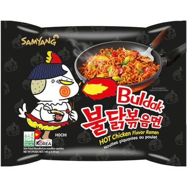 Buldak noir - hot chicken flavor ramen - Samyanga - 140g