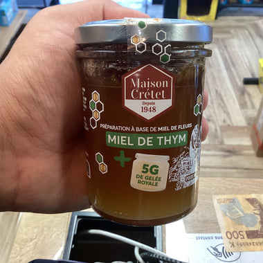 Maison Crétet Miel de thym 5g de gelée royale
