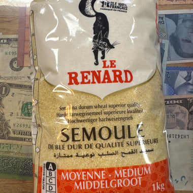 Semoule moyenne Le Renard 1kg
