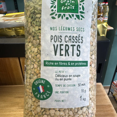 Grain de frais - Pois cassés verts 1kg
