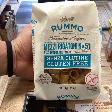 Rummo mezzi rigatoni sans gluten n51 400g