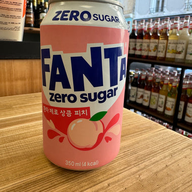 Fanta pêche blanche zéro sucre - 350 ml