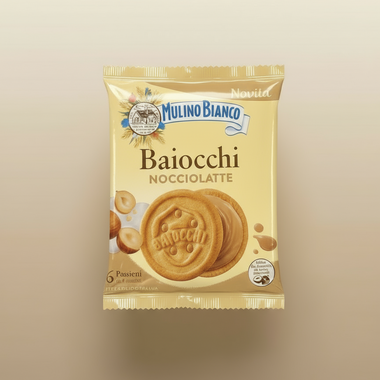 Mulino Bianco - Baiocchi Nocciolatte 168g
