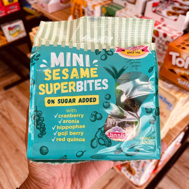 Mini sésame superbites 0% sucre ajouté avec HIPPOPHAE, BAIE DE GOJI ET ARONIA