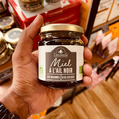 Miel à l'ail noir - L'étuverie 250 g