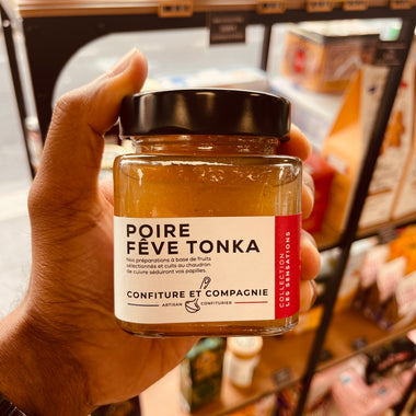 Confiture poire fêve tonka - Confiture et compagnie - 250 g