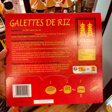 Galettes de riz - Les deux Pagodes 100g